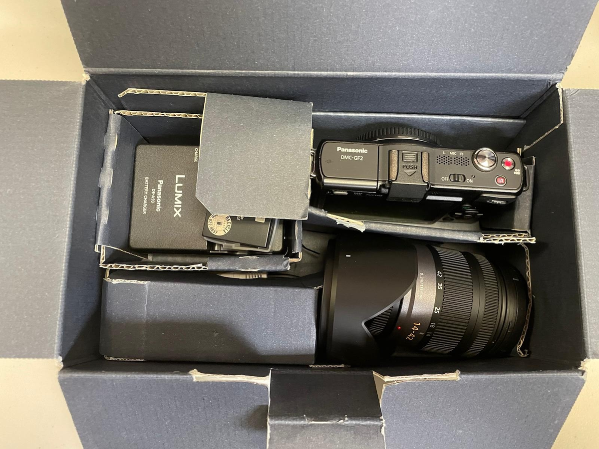 Panasonic LUMIX DMC-GF2K 12.1MP Digital Camera - Black(Kit w/ ASPH