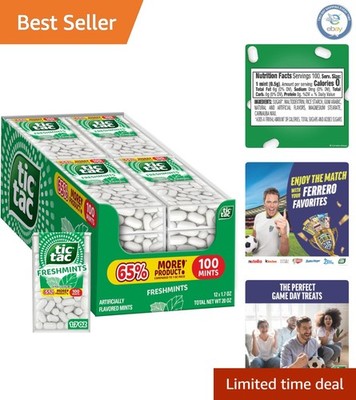 Bulk Freshmints On-the-Go 12 Pack - 100 Delicious Breath Mints for All Occasions