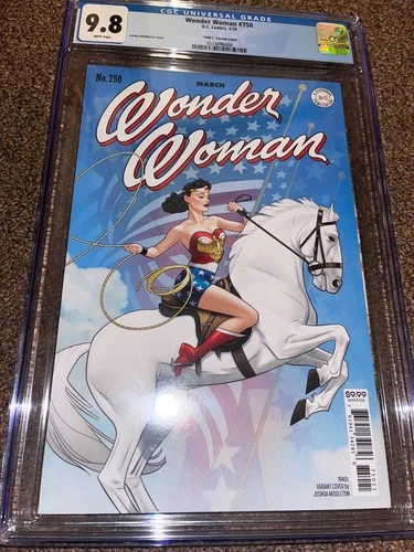 Wonder Woman 750 (2016), Joshua Middleton 1940s, Variant CGC Graded 9.8