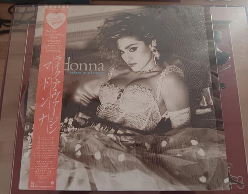 Madonna Like A Virgin Japan P-13033 OBI Shrink EX Play