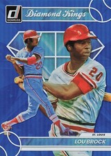 2023 PANINI DONRUSS BASEBALL - DIAMOND KINGS BLUE LOU BROCK ST. LOUIS