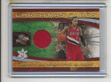 2009-10 Panini Season Update Christmas Cards Materials #24 Jerryd Bayless /499