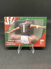 2024 Panini Donruss Elite Ja'Marr Chase Green Field Vision #8 Cincinnati Bengals