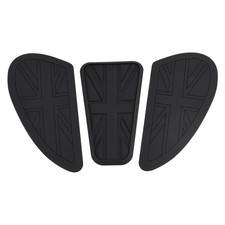 Kniepad Tankpad Motorrad Gummi schwarz für B...