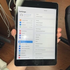 Apple iPad Mini 4 128GB  Gray, WiFi Gray and silver