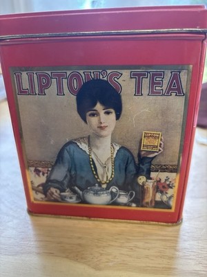 Vintage Lipton's Tea Nostalgic Tin Collection Series #101 Tin Made in England
