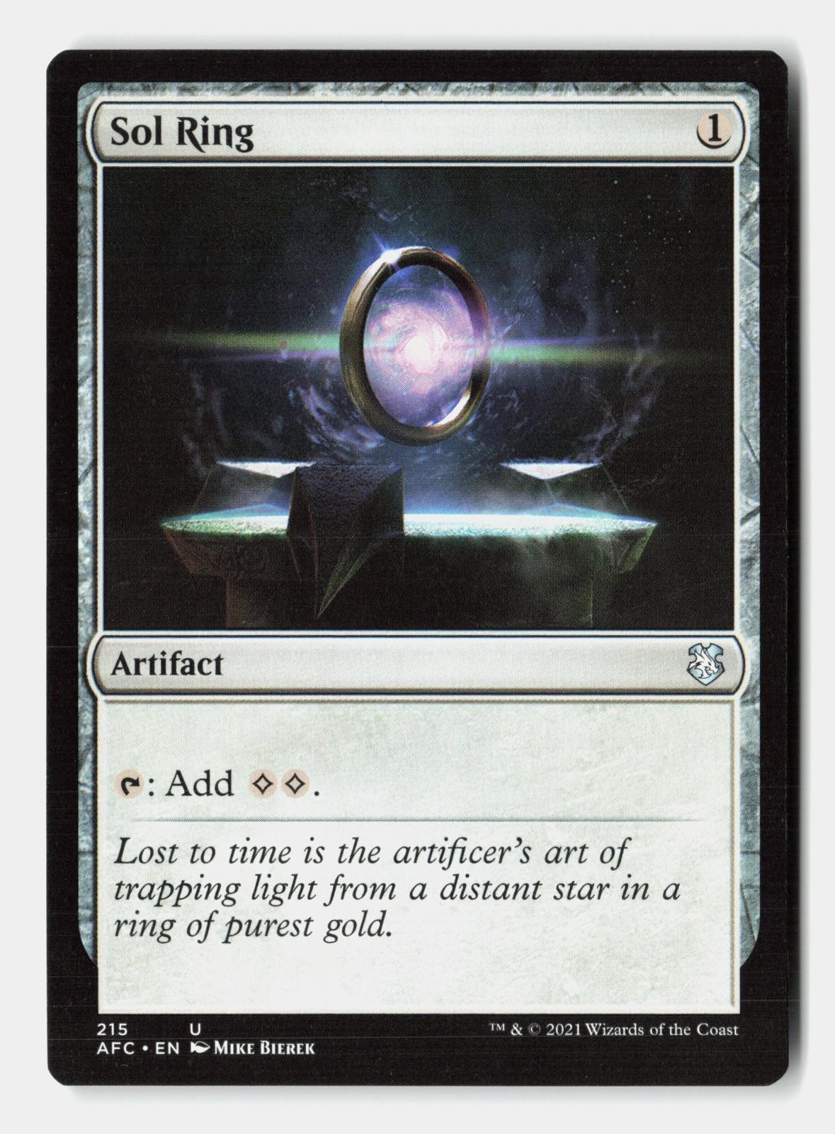 Sol Ring 2 Uncommon Commander: Foundations Magic: The Gathering Foil Near Mint