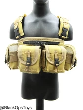 1/6 Scale Toy PMC - FDE Tan Chest Rig