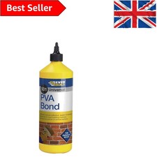 Image of 1L Everbuild PVA Bond - Water Resistant Universal Adhesive for Wood & Paper