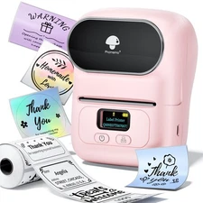 Phomemo Thermal Label Maker - M110 Barcode Label Printer Portable Bluetooth L...