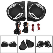 Rear Trunk 5.25" Speakers w/ Speaker Pods For Harley Electra Glide CVO 1998-2013