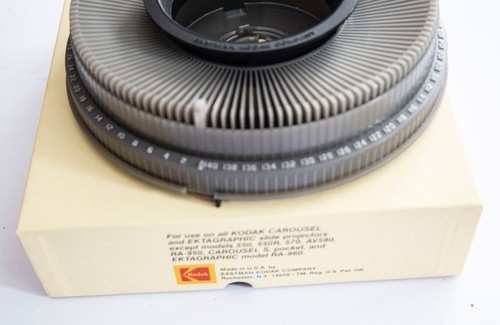 Kodak Carousel Transvue 140 Slide Tray In Original Factory Box-Good! - Picture 5 of 7