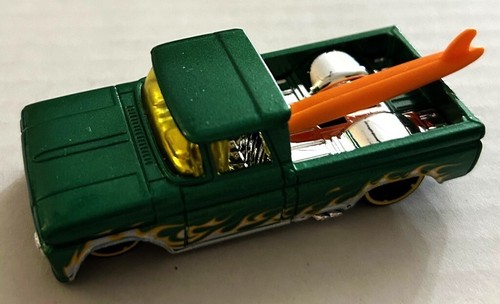 LOOSE HOT WHEELS '62 CHEVY GREEN w/FLAMES PICKUP SURFBOARD MULTI PACK EXCLUSIVE