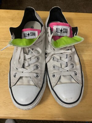 Converse All Star Double Pink Yellow Tongue Mens Womens