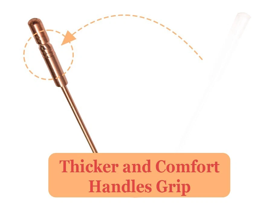 Limpiador raspador de lengua 60 unidades cobre puro extra grueso ayurvédico higiene dental oral Foto 2 de 4