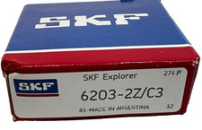 Lot of 18x SKF 6203 ZZ C3 DEEP GROOVE BALL BEARING, METAL SHIELDED 17x40x12 mm