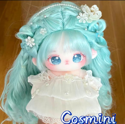 No attributes Moon Girl Long Hair 20cm Plush Doll Dress up Stuffed Toy Anime