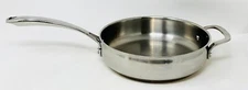 Belgique 3 Qt Stainless Steel 10” Saute Pan Skillet Fry Double Handle No Lid