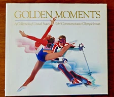 GOLDEN MOMENTS 1984 COMMEMORATIVE OLYMPIC Issues USPS Michener Peak HCDJ1st Edit
