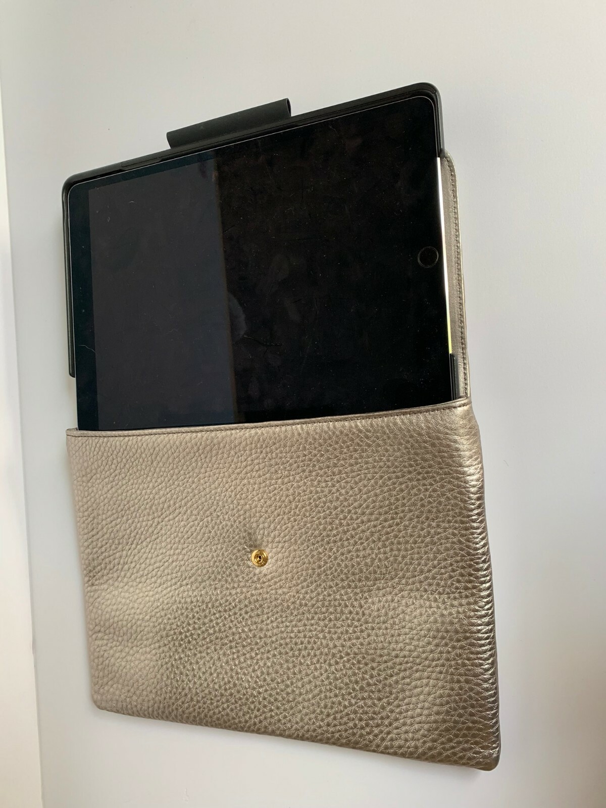 Previously Owned Cole Haan Metallic Clutch/iPad Case eBay