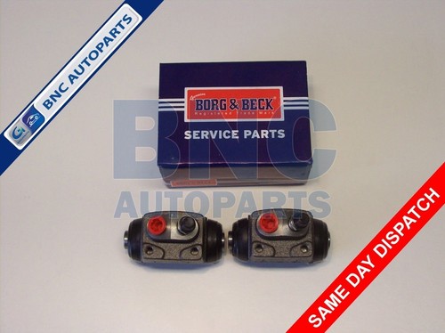 REAR BRAKE WHEEL CYLINDER PAIR for FORD ESCORT MK 3 XR3i 1982-1986 BORG & BECK - Picture 2 of 2