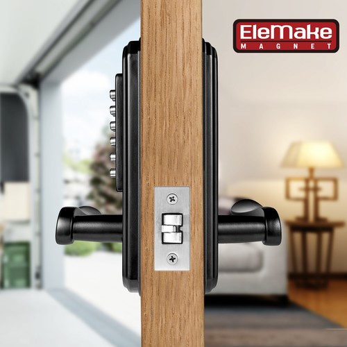 Serratura Meccanica Smart Porta Ingresso Senza Chiave Sicurezza Codice Privacy KeyPad USA - Foto 12 di 22