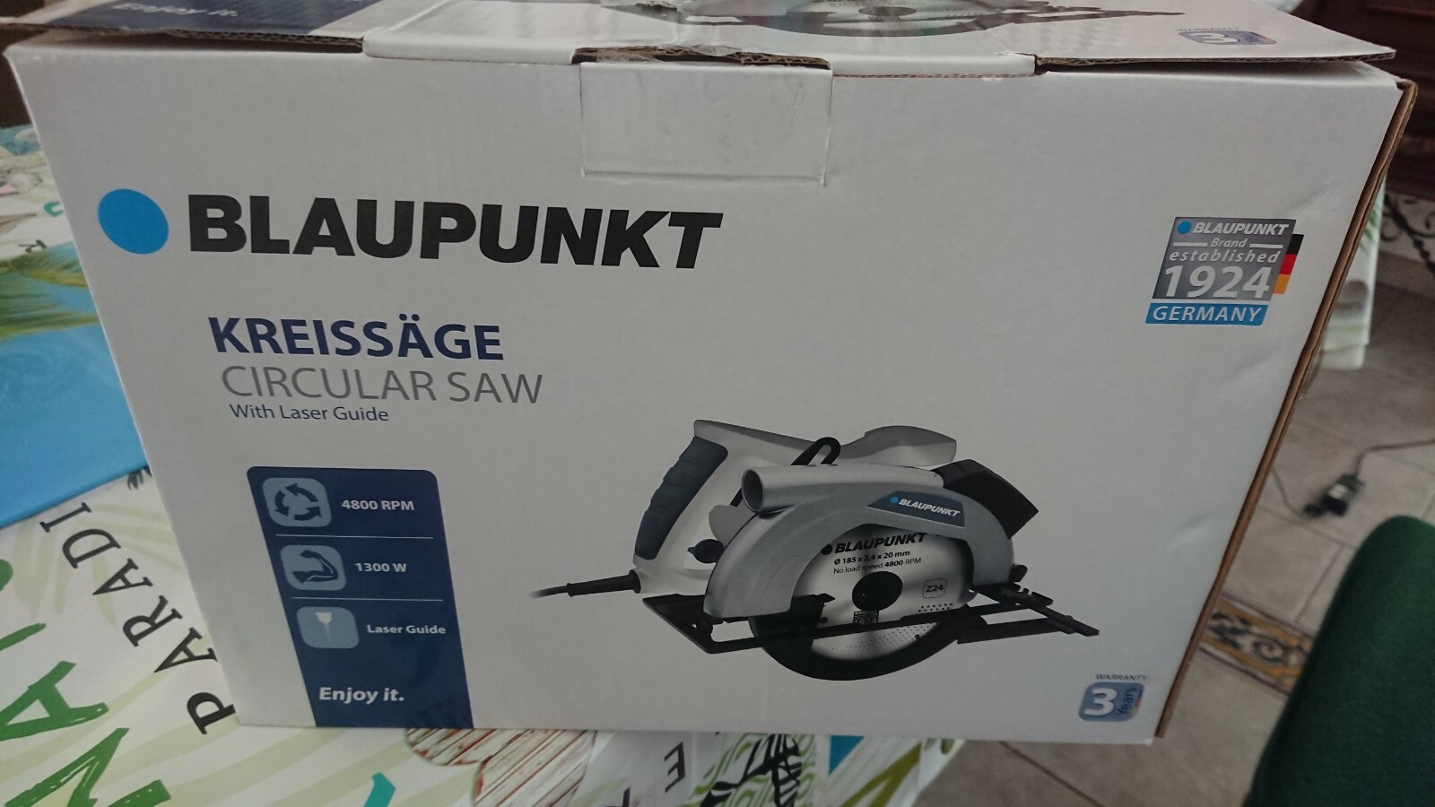 sierra circular blaupunkt 1300w
