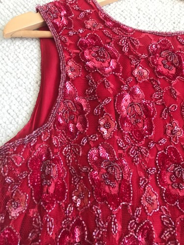 Monsoon twilight dress - vintage beaded dress Cocktail / Occasion Size 12 - Picture 13 of 18