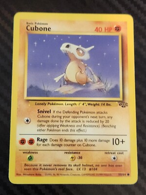 cubone pokemon card price - 104/165 - Pokemon 151 - Reverse Foil If the Defending Pokemon attacks Cubone during your opponents next turn Cubone Cards | Dex -