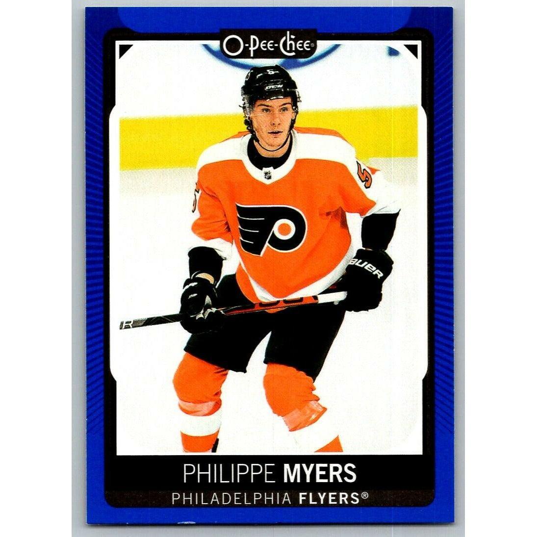 2021-22 O-Pee-Chee Blue Border (UD OPC) Philippe Myers Philadelphia Flyers #466