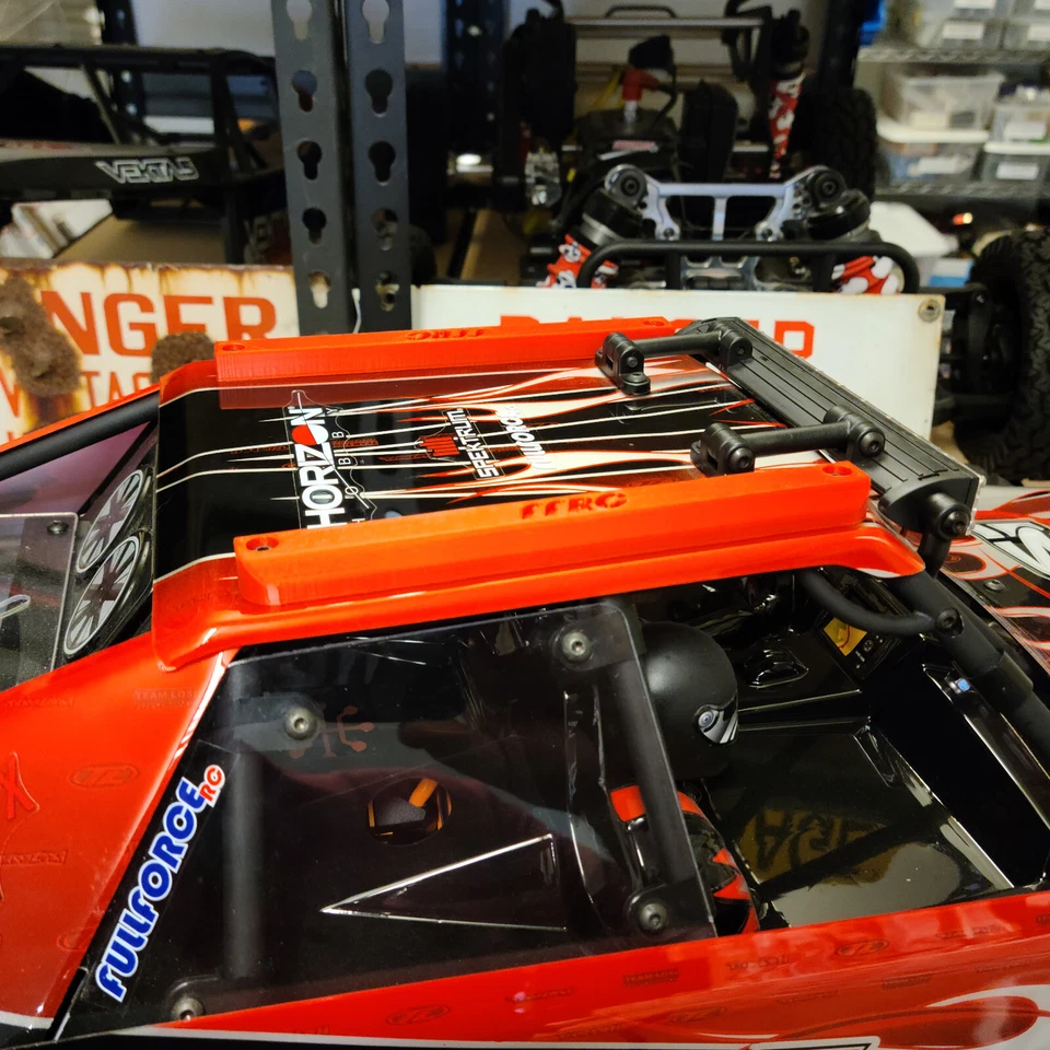 NEW! LOSI DBXLE & DBXL 2.0 3D PRINTED ABS PROTECTIVE ROOF SKID RAILS (2)! - FFRC - Image 3 of 4