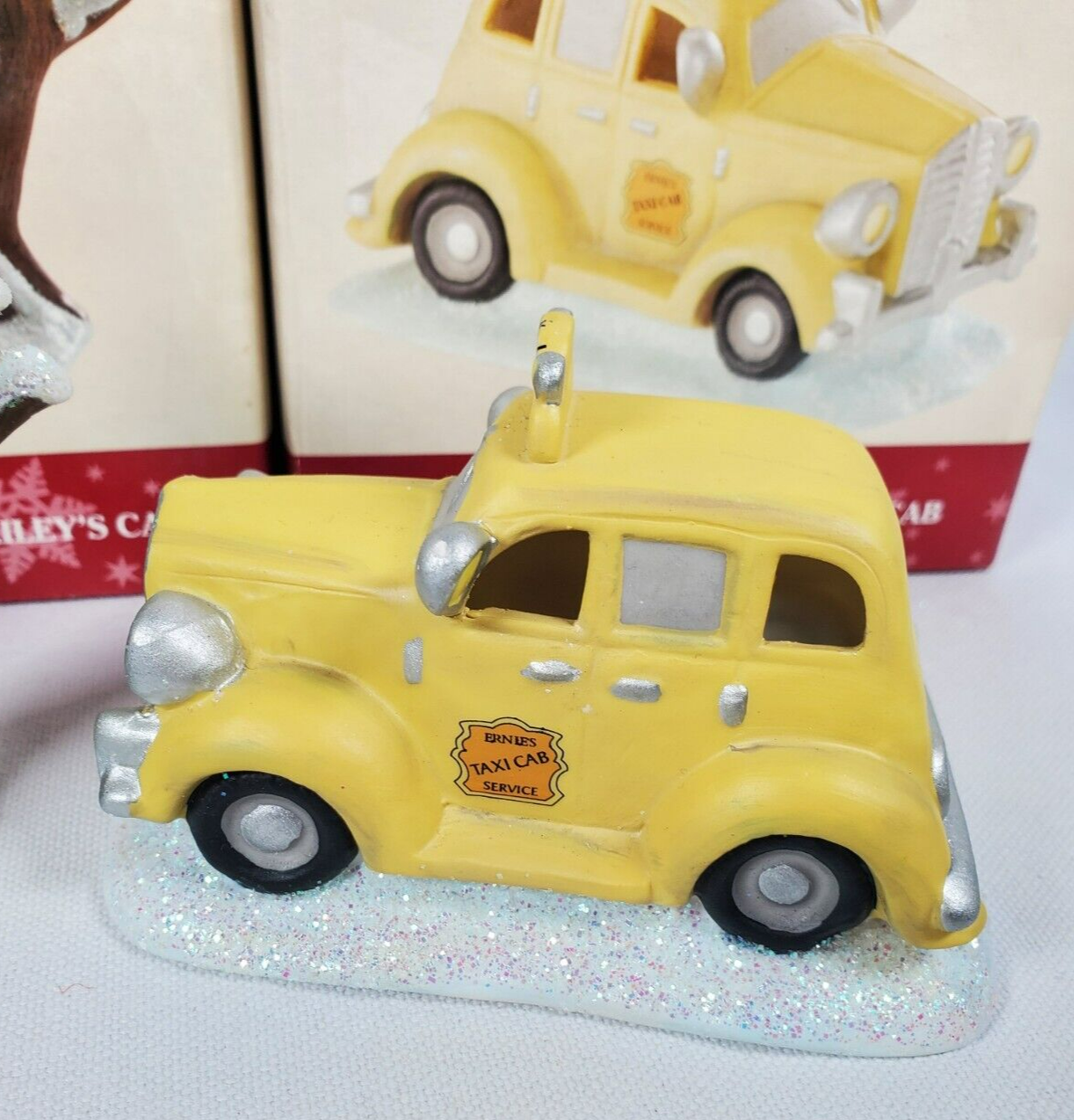 Lot of 2 Enesco Lot It's A Wonderful Life Christmas Ernie's/Baileys Car