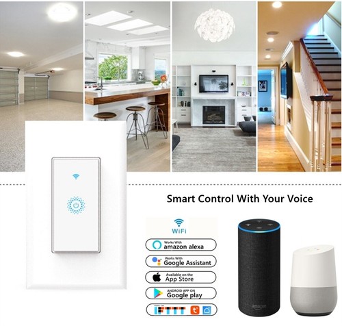 Smart Wi-Fi Switch Light & Fan 3 in1 Triple Light Switch works with Alexa Google - Picture 24 of 38
