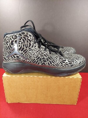Nike Air Jordan Ultra Fly 834268-010 Black Gray Men's 8 High Top