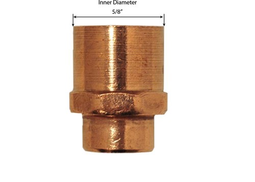 Libra Supply 1/2 x 1/4 inch Copper Pressure Reducing Female Adapter CxFIP, 10pcs
