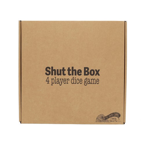 Pacific Shore Games 4 Player Shut The Box Dice Game, Natural Solid Wood, Large - Picture 7 of 7