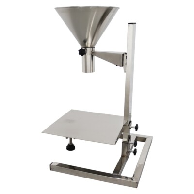 Stainless Feeding Hopper Fill Funnel w/Support Stand Dia 1.5'' Height ...