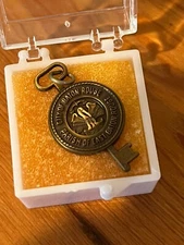 Key To the City Baton Rouge Charm, Pendant 1980 Pat Screen Mayor In Case New