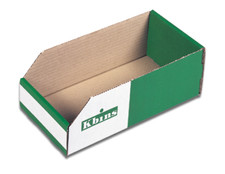 Pack of 50 K Bins - 100mm High Cardboard Storage Bins Picking Parts Boxes K-bins