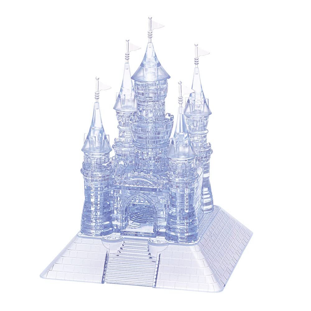 Beverly 3D Crystal Puzzle Grand Castle Blue 125 Piece 50291 PVC