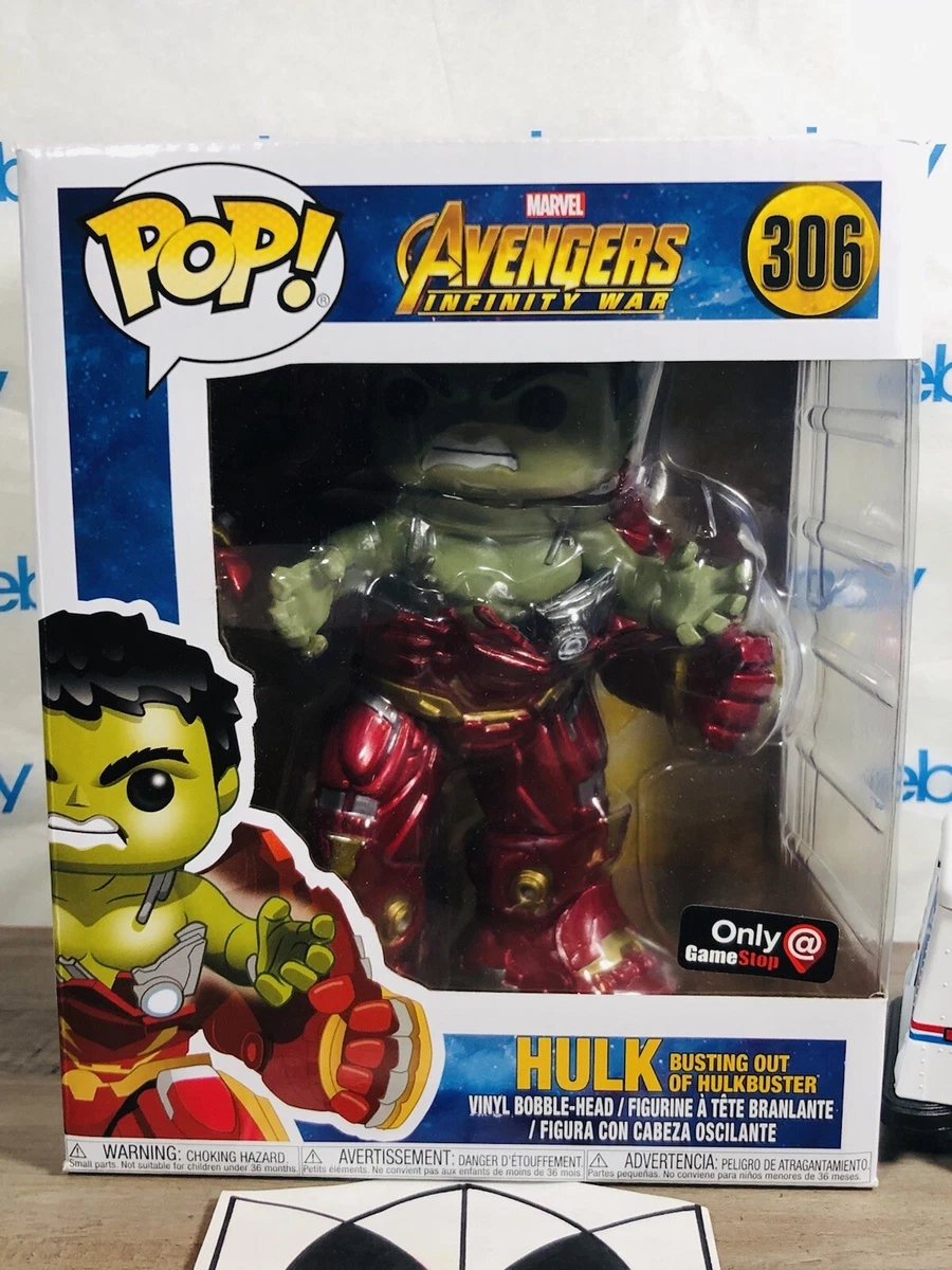 Funko Pop! Marvel Avengers Infinity War Hulk Busting Out of Hulkbuster #306  BNIB