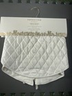 Ivory White Quilted Christmas Tree Skirt Trimsetter by Dillard's New 24” D