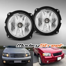 For 2007-2012 Ford Escape Clear Lens Fog Lights Driver Passenger Assembly Pair