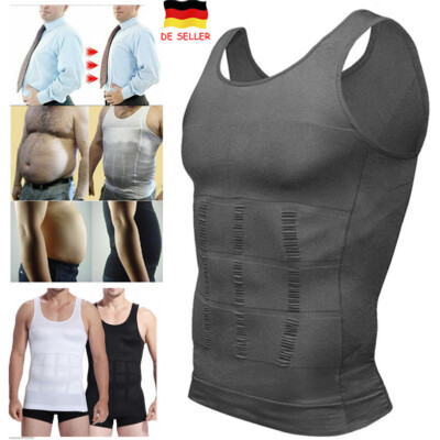 Herren Abnehmen Bauch Weste Bauchweg Unterwäsche Body Shaper Mieder Muskelshirt