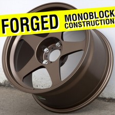 R6061 Forged R1 18x10 5x120 35 Matte Bronze Wheels Set Of 4