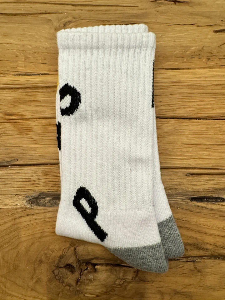 Calcetines Palace blancos para hombre talla [8-13] ropa de calle monopatín nuevos Foto 4 de 4