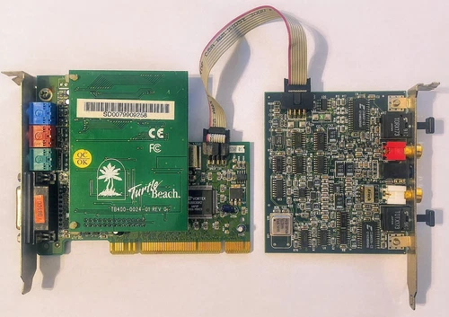RARE Turtle Beach Montego A3D 64 Voice ISA Sound Card - Vintage PC Gaming Audio