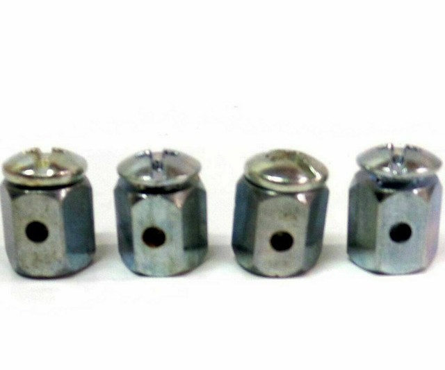 (4) Throttle Cable Wire Stop Swivel Vintage MINIBIKE Gokart Trike