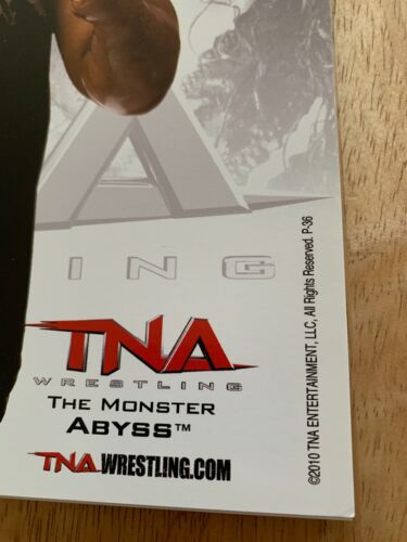 ABYSS 2010 TNA WRESTLING 8X10 PROMO PHOTO UN-SIGNED WWE ECW ROH WCW AEW WWF - Picture 2 of 2