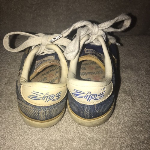 Vintage Stride Rite Mighty Mouse Zips Kids Shoes NOT FOR WEAR 80s See Pics - Picture 3 of 7